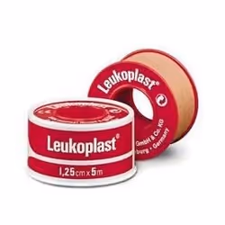 BSN medical Leukoplast, 500 x 1,25 cm, Rettangolare, Marrone, Rosso, CE, 1 pz