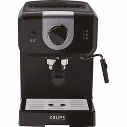 Krups OPIO XP3208, Macchina per espresso, 1,5 L, Nero, Argento