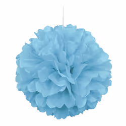 Unique Party 63201, Sfera decorativa, Blu, Carta, 1 pz, Scatola, 40 cm