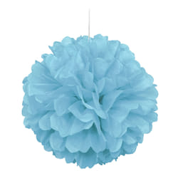 Unique Party 63201 elemento decorativo Sfera decorativa Blu Carta 1 pz