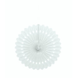 Unique Party 64267 elemento decorativo Ventilatore decorativo Bianco Carta 1 pz