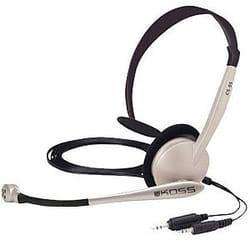 Koss CS95 cuffia e auricolare Cablato Nero, Giallo