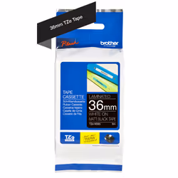 Brother TZE-M365 nastro per etichettatrice Bianco su nero - Vista aggiuntiva 3