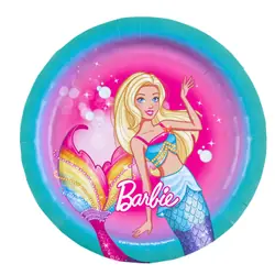 Piatti carta Barbie Dreamtopia 18 cm 8 Pz
