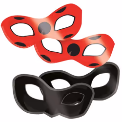Amscan 728.9902883, Adulti e bambini, Maschera per viso, Festa, 8 pz