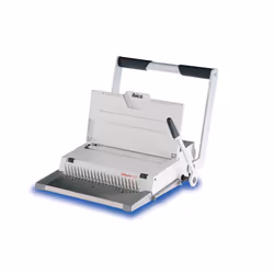 GBC Rilegatrice Multifunzione MultiBind 220, Rilegatrice a pettine, Manuale, 450 fogli, Nero, Grigio