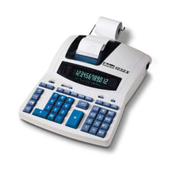 Rexel Ibico 1232X Calcolatrice Scrivente Professionale Bianco/Blu