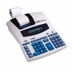 Rexel Ibico 1232X Calcolatrice Scrivente Professionale Bianco/Blu