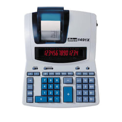 Rexel Ibico1491X Calcolatrice Scrivente Professionale - Bianco/Blu