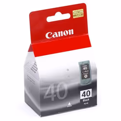 Canon PG-40 Black Cartridge, Nero, Inchiostro a base di pigmento