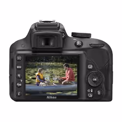 Nikon D3300 Corpo della fotocamera SLR 24,2 MP CMOS 6000 x 4000 Pixel Nero - Vista aggiuntiva 3