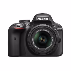 Nikon D3300 + AF-S DX NIKKOR 18-55mm Kit fotocamere SLR 24,2 MP CMOS 6000 x 4000 Pixel Nero