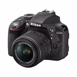 Nikon D3300 + AF-S DX NIKKOR 18-55mm Kit fotocamere SLR 24,2 MP CMOS 6000 x 4000 Pixel Nero - Vista aggiuntiva 4