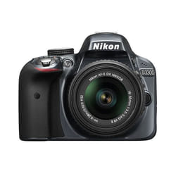 Nikon D3300 + AF-S DX NIKKOR 18-55mm Kit fotocamere SLR 24,2 MP CMOS 6000 x 4000 Pixel Antracite