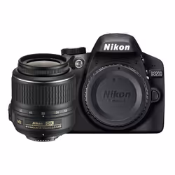 Nikon D3200 + AF-S DX NIKKOR 18-55mm, 24,2 MP, 6016 x 4000 Pixel, CMOS, 3x, Full HD, Nero
