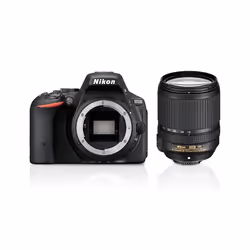 Nikon D5500 + AF-S DX NIKKOR 18-140mm, 24,2 MP, 6000 x 4000 Pixel, CMOS, Full HD, Touch screen, Nero