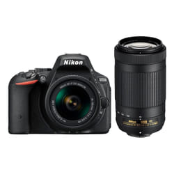 Nikon D5300 + AF-P DX NIKKOR 18-55mm VR + AF-P DX NIKKOR 70-300mm VR Kit fotocamere SLR 24,2 MP CMOS 6000 x 4000 Pixel Nero