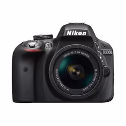 Nikon D3300 + AF-P 18-55mm VR Kit fotocamere SLR 24,2 MP CMOS 6000 x 4000 Pixel Nero