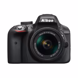 Nikon D3300 + AF-P 18-55mm VR Kit fotocamere SLR 24,2 MP CMOS 6000 x 4000 Pixel Nero - Vista aggiuntiva 4