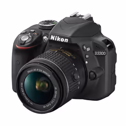 Nikon D3300 + AF-P 18-55mm VR Kit fotocamere SLR 24,2 MP CMOS 6000 x 4000 Pixel Nero - Vista aggiuntiva 7