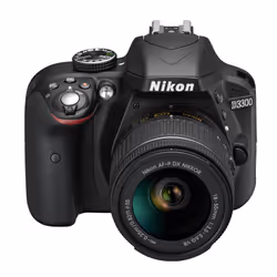 Nikon D3300 + AF-P 18-55mm VR Kit fotocamere SLR 24,2 MP CMOS 6000 x 4000 Pixel Nero - Vista aggiuntiva 8