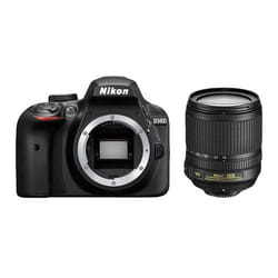 Nikon D3400 + AF-S 18-105 mm 1:3.5-5.6G ED VR Kit fotocamere SLR 24,2 MP CMOS 6000 x 4000 Pixel Nero