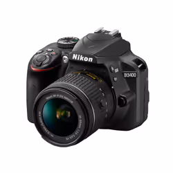 Nikon D3400 + AF-P DX 18-55 mm 1:3.5-5.6G VR Kit fotocamere SLR 24,2 MP CMOS 6000 x 4000 Pixel Nero - Vista aggiuntiva 2