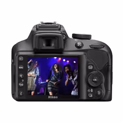 Nikon D3400 + AF-P DX 18-55 mm 1:3.5-5.6G VR Kit fotocamere SLR 24,2 MP CMOS 6000 x 4000 Pixel Nero - Vista aggiuntiva 8