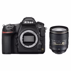 Nikon D850 + AF-S 24-120 mm 1:4G ED VR, 45,7 MP, 8256 x 5504 Pixel, CMOS, 5x, 4K Ultra HD, Nero
