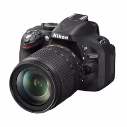 Nikon D5200 + AF-S DX NIKKOR 18-105mm, 24,1 MP, 6000 x 4000 Pixel, CMOS, 5,8x, Full HD, Nero