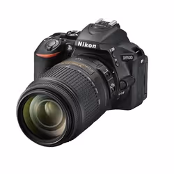 Nikon D5500 + AF-S DX 18-105 VR, 24,2 MP, 6000 x 4000 Pixel, CMOS, Full HD, Touch screen, Nero