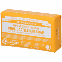 Dr. Bronner's Puro Sapone Solido Bio Agrumi 140 g