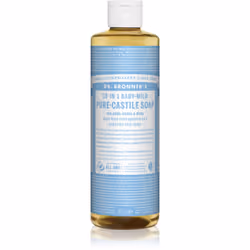 Un prodotto, innumerevoli usi. Il sapone liquido Dr. Bronner’s Baby-Mild è così versatile che può essere usato da tutta la fa ...