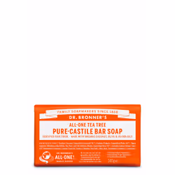 Dr.Bronner's Pure-Castile, Pelle, Saponetta, Detergente, Emolliente, Sodium Cocoate (huile de coco saponifiée*‡), Sodium Palm ...