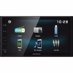 Kenwood DMX125DAB Ricevitore multimediale per auto Nero 84 W Bluetooth - Vista aggiuntiva 2
