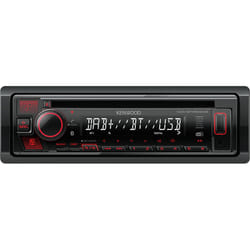 Kenwood KDC-BT450DAB Ricevitore multimediale per auto Nero 50 W Bluetooth