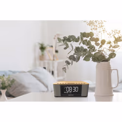 Kenwood Electronics CR-ST40DAB-M Orologio Digitale Beige, Nero, Legno - Vista aggiuntiva 6