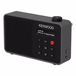 Kenwood CR-M25DAB-B radio Portatile Digitale Nero - Vista aggiuntiva 3