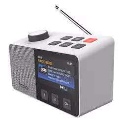 Kenwood CR-M70DAB-W Portatile Digitale Bianco - Vista aggiuntiva 3