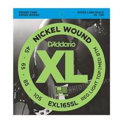 D'Addario EXL165SL corda per strumenti musicali Basso 4 pz Acciaio Chitarra