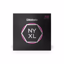 D'Addario NYXL45100 corda per strumenti musicali Elettrico/Basso 4 pz Acciaio Chitarra