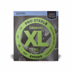D'Addario EPS300 corda per strumenti musicali Basso 4 pz Acciaio inox Chitarra - Vista aggiuntiva 4