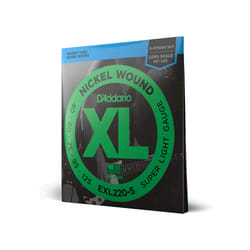 D'Addario EXL220-5 Basso Acciaio Chitarra