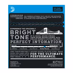 D'Addario EXL110-7 corda per strumenti musicali Elettrico 7 pz Acciaio Chitarra
