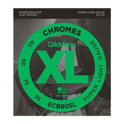 D'Addario ECB80SL corda per strumenti musicali Basso 4 pz Cromo Chitarra