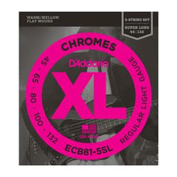 D'Addario ECB81-5SL corda per strumenti musicali Basso 5 pz Cromo Chitarra