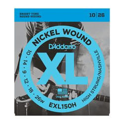 D'Addario EXL150H corda per strumenti musicali Elettrico 6 pz Acciaio Chitarra