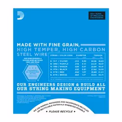 D'Addario EXL145 corda per strumenti musicali Elettrico 6 pz Acciaio Chitarra