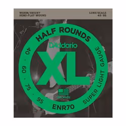 D'Addario ENR70, Chitarra, Basso, 4 pz