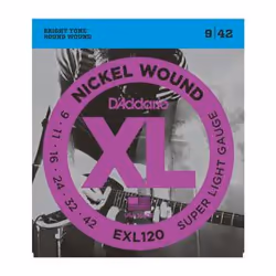 D'Addario EXL120-B25, Chitarra, Acciaio, Elettrico, 150 pz